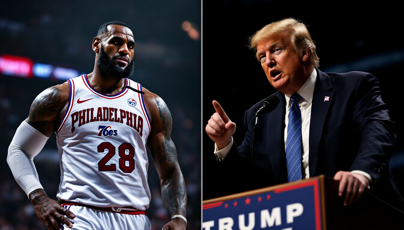 LeBron James Practices His Golf Swing During the National Anthem — Trump Responds Exactly How You'd Expect