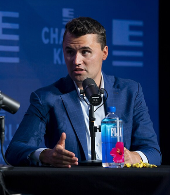 Protesters Mercilessly Mock Charlie Kirk and His Widow Erika Outside TPUSA Event