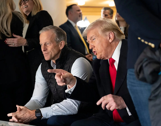 Trump Tells Thune 'I'm Trying to Be Nice' — Everyone Knows What Comes Next